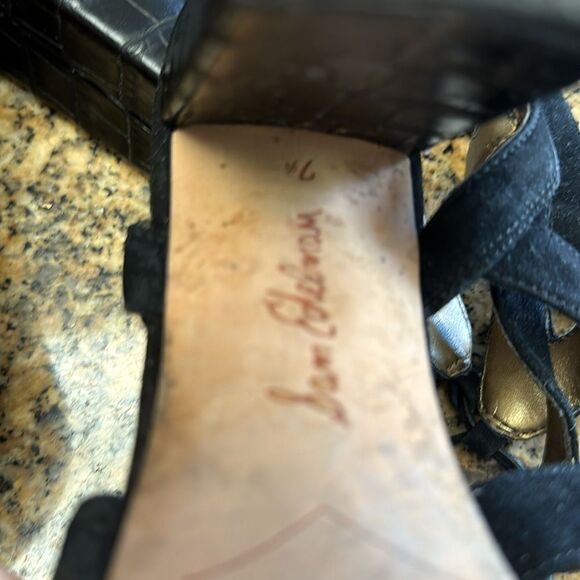 Sam Edelman black suede sandal - Picture 5 of 5